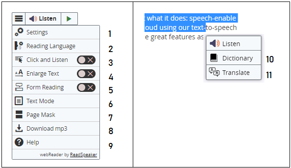 ReadSpeaker webReader - ReadSpeaker